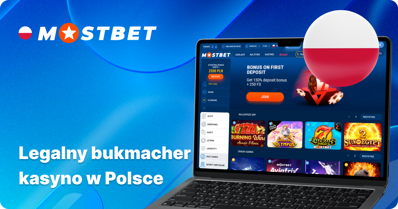 Mostbet - Legalny bukmacher i platforma hazardowa w Polsce